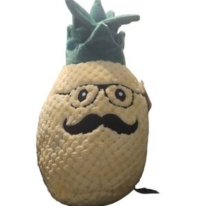 Fiesta Plush Pineapple With‎ Glasses and Mustache Stuffed Animal Toy